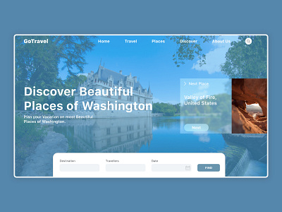 Travel Webpage Design - GoTravel