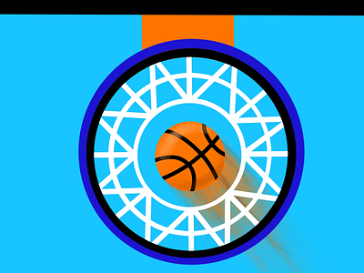 Hoop you have a good weekend ball basketball net procreate pun sports