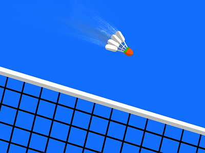 Not too bad(minton) badminton birdie net procreate sport sports