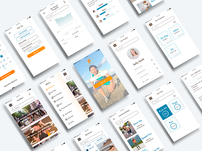 UI/UX Design of Fitted app app iphon layout mobile app ui ui ux ux uxdesign uxdesigner