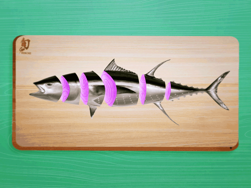 Sushi animation fish photoshop sushi tuna