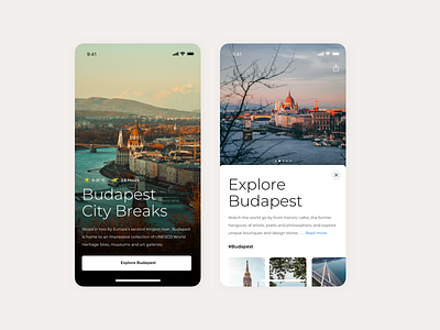 Everyday #7 advertising budapest design mobile mobile app module responsive travel travel app typography ui ui design ux ux ui website website design