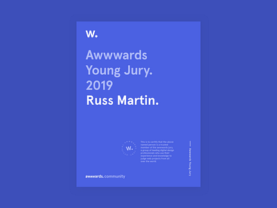 Awwwards Young Jury 2019 advertising design module responsive typography ui ui design ux ux ui website website design