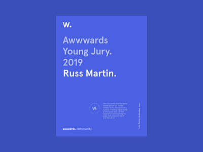 Awwwards Young Jury 2019