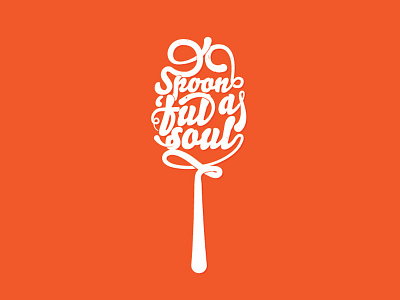 Spoon design lettering logo restaurant type typography