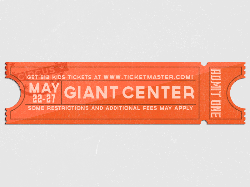 Tickets v.2 circus illustrator stubs tickets vector