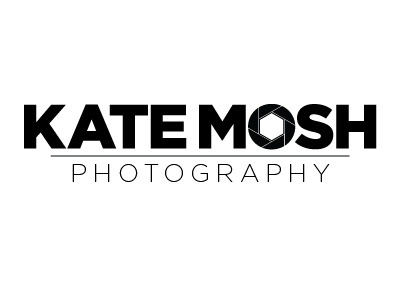 Kate Mosh Photography clean graphic design identity logo photography simple typography