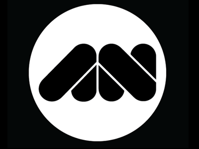Alysha Nett black clean logo simplified typography white