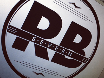 RB Severn electric logo power type typography