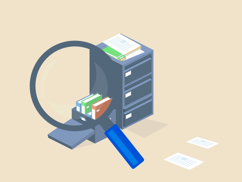 File manager/Organizer | Animated GIF animation bodymovin documents file manager gif inspiration loading screen modern