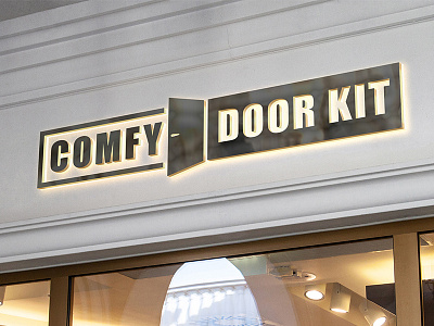 Comfy Door Kit | Logo Design Process | Branding