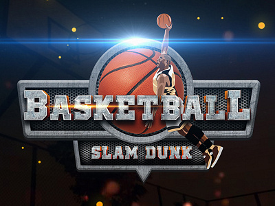 Basketball Slam Dunk | Mobile Game UI Design 2017 android game interface ios lens flare metal nba player sports ui ux