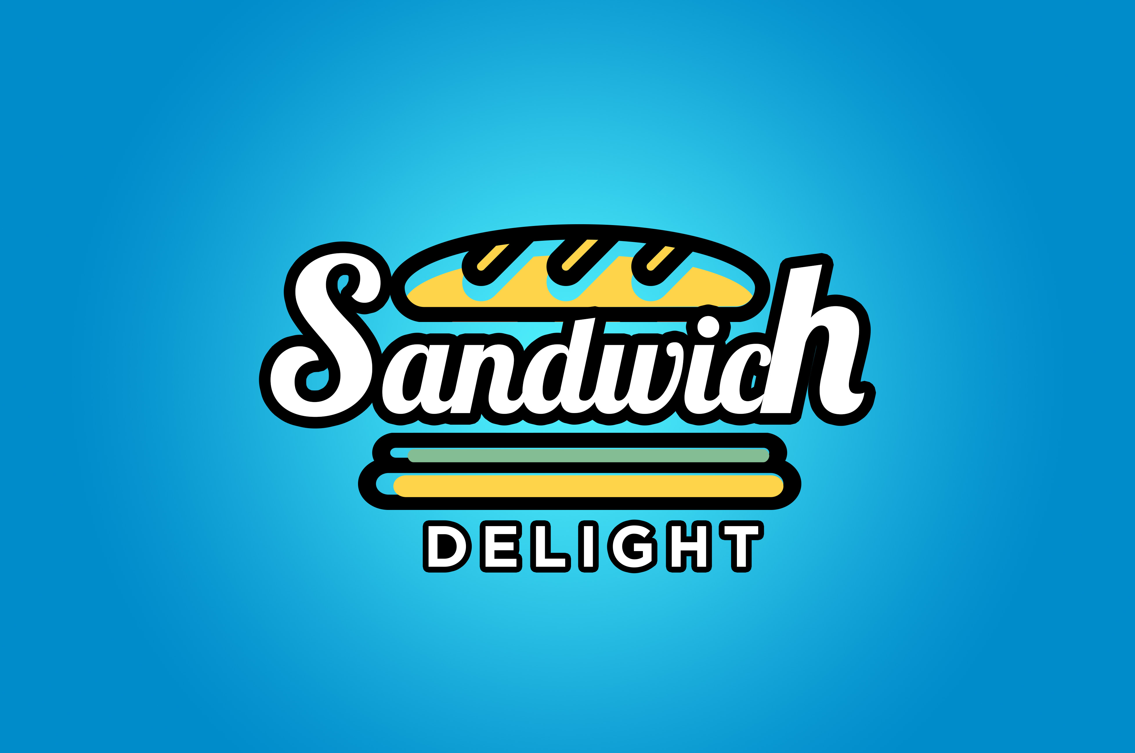 Premium Vector | Sandwich logo design vector template