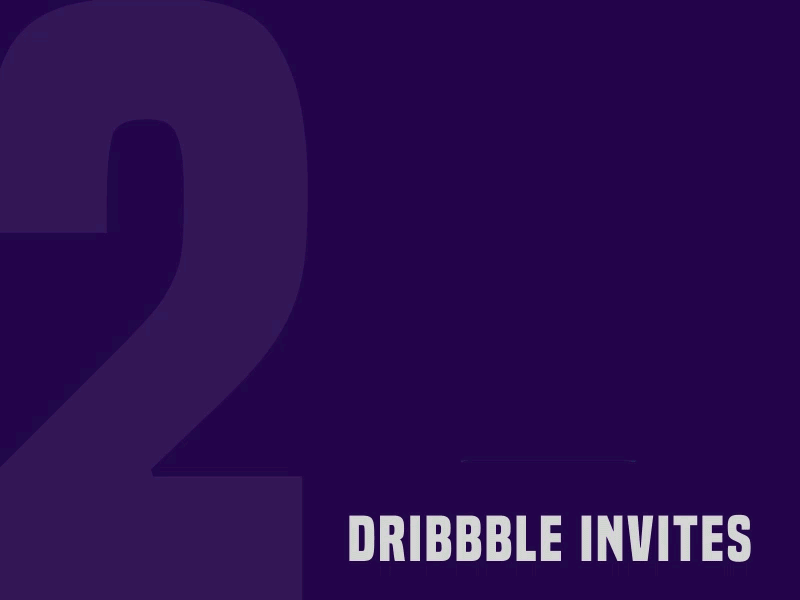 2 Dribbble Invites to give away!!! animation gif gift box giveaway interaction invites join dribbble memphis stars ui