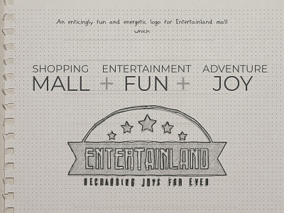 Entertainland Mall - A logo design process branding illustration inspiration logo logo inspirations logodesign typography