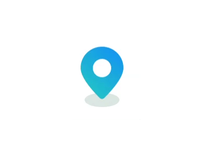 Animated Jumping Map Pin after effect animation gif icon location map micro interaction pin ui ui animation ux