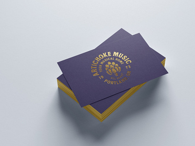 Artichoke Logo Business Card