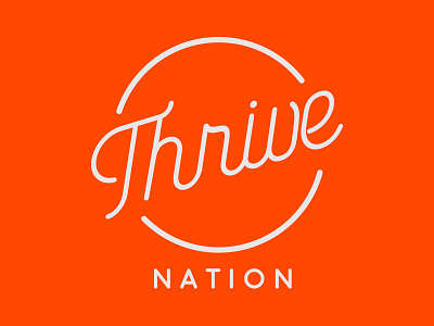 THRIVE NATION education logo thrive youth