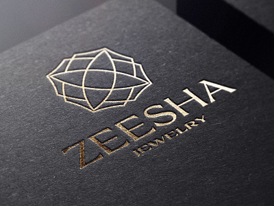 Zeesha jewelry brand identity fashion fine gold jewellery jewelry logo logo design luxury luxury brand luxury logo typography