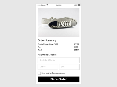 Daily UI 002 - Credit Card Checkout checkout creditcard dailyui mobile