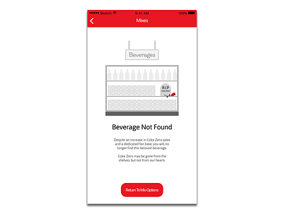 Daily UI 008 - Error 008 coke daily ui error mobile ui