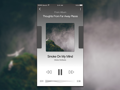 Daily UI 009 - Music Player 009 daily ui mobile music music player ui