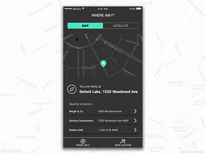 Daily UI 020 - Location Tracker