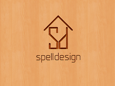 Spell Design brand branding logo vector لوجو