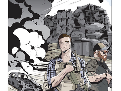 COMMISSION FOR YOUTUBER coloring comic art comics commission illustration inking military