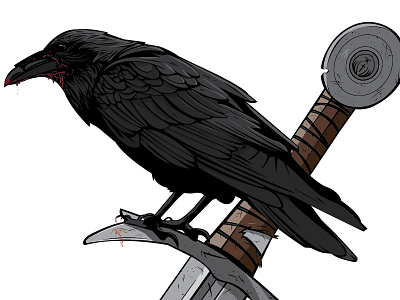 RAVEN & THE SWORD books character design coloring comic book comic books god graphic novel illustration inks jesus war