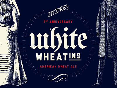 Nice day for a... ale anniversary beer homebrew label wheat white