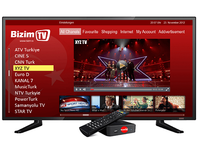 IPTV & Video On Demand Application Design iptv tv app video on demand video streaming