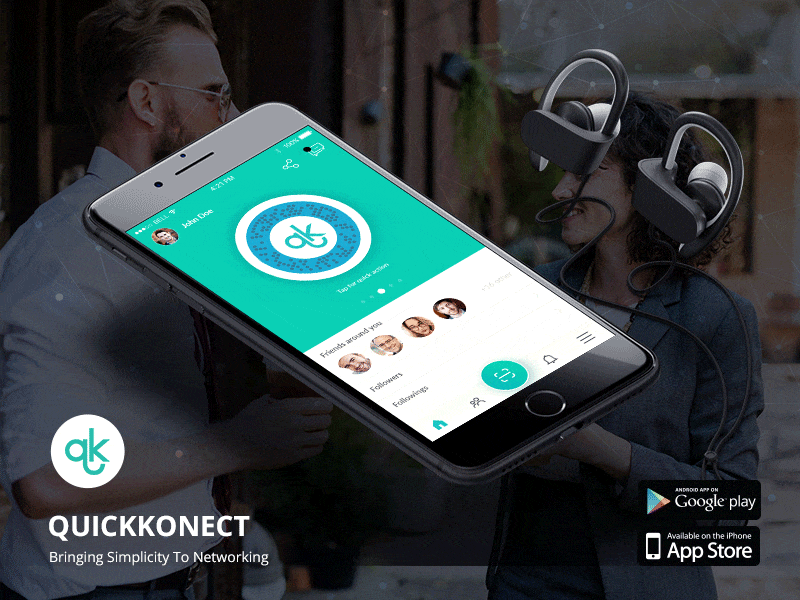 Quickkonnect Application networking app quickkonnect social app