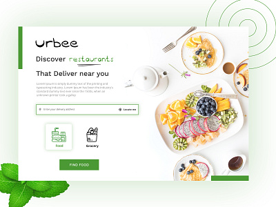 Restaurants & Grocery  Web design