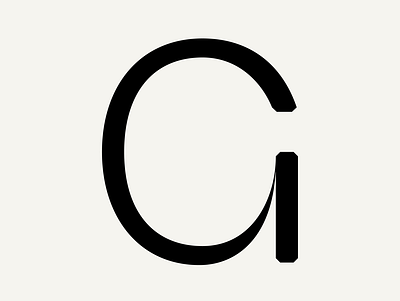 FH Giselle "G" branding design font glyph graphic design illustration letter logo typeface