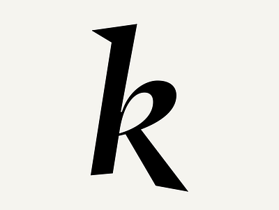FH Ronaldson Collection "k" branding design font glyph graphic design letter logo typeface