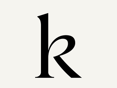 FH 1089 "k" branding design font glyph graphic design letter logo typeface