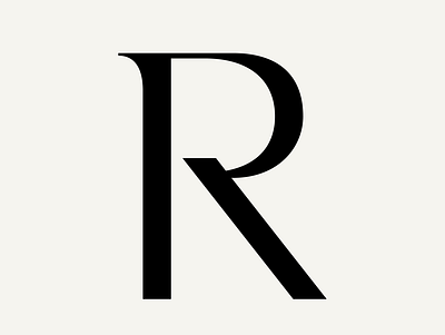 FH Alpha "R" branding design font glyph graphic design letter logo typeface