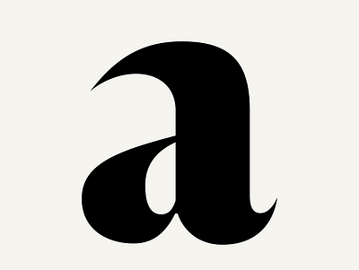 FH Ronaldson Collection "a" branding design font glyph graphic design letter logo typeface