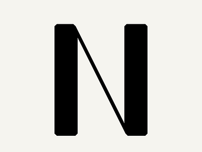 FH Giselle "N" branding design font glyph graphic design letter logo typeface