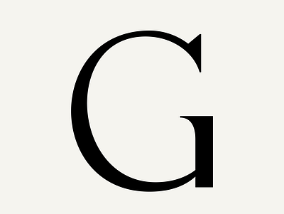 FH Alpha "G" branding design font glyph graphic design letter logo typeface