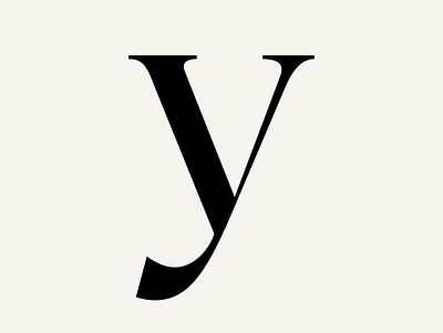 FH Alpha "y" branding design font glyph graphic design illustration letter logo typeface ui