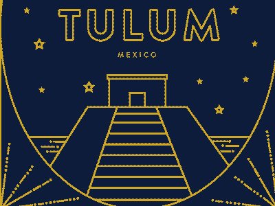 Tulum Poster mexico poster posterdesign tulum