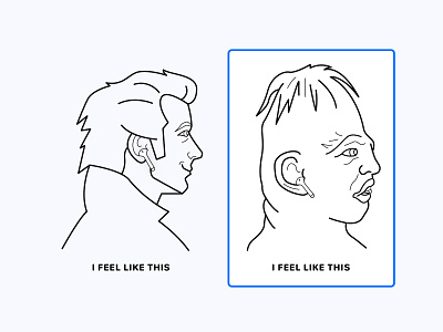 How do you feel today? Like Fonzie or Sloth? illustration vector