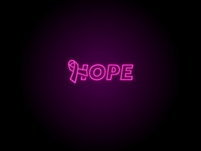 Hope for recovery logo for cancer patient asset brand cancer illustration logo pink ribbon vector