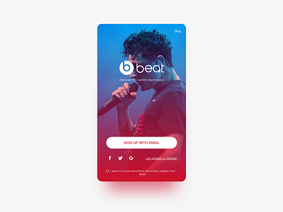 #Daily UI-001 Sign up