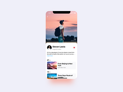 #DailyUI 006 User Profile of Vlog player- By Nigo