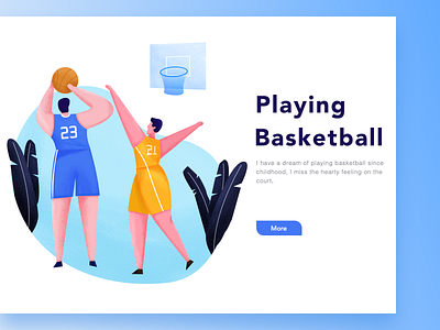 Playing Basketba