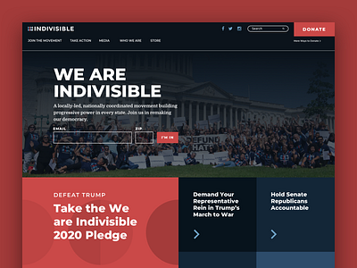 Indivisible Homepage