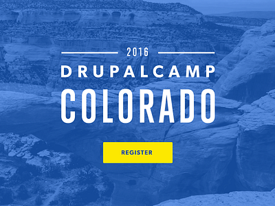 Drupalcamp Colorado 2016 aten atendesigngroup branding colorado conference desert drupalcamp identity logo typography website